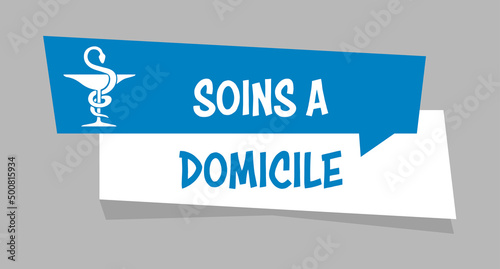 Logo soins à domicile.
