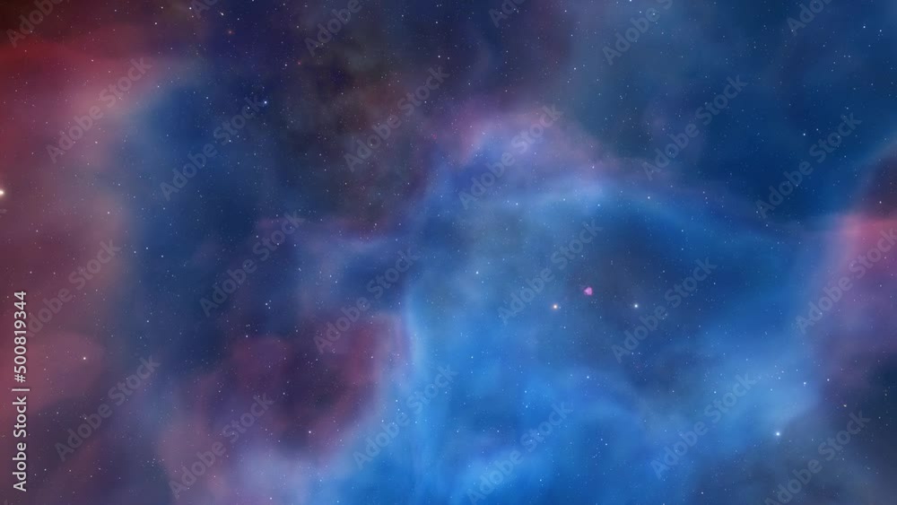 Flying Through The Stars And Nebula In Space. Looped Video. Space Background. Flying Through The Stars And Nebula In Space. Looped Video. Space Background.