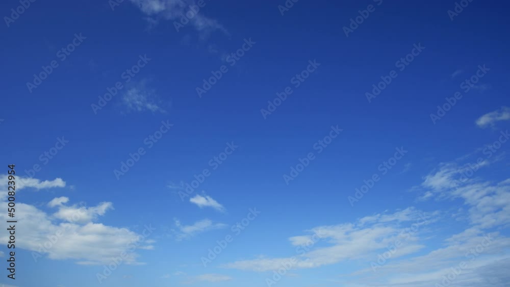 Vibrant blue sky with cloud on a cloudy day time lapse. Vibrant blue sky with cloud on a cloudy day time lapse.