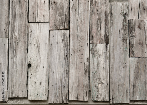 Reclaimed wood planks