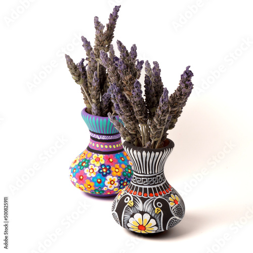 Fotografiet vase with flowers