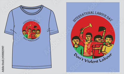 t-shirt design, vector design, may day, International labour day, t-shirt labour day, vector, eps, ai file
