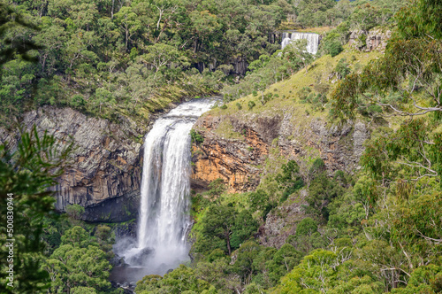 Ebor Falls is a spectacular double waterfall on the Guy Fawkes River - Dorrigo, NSW, Australia