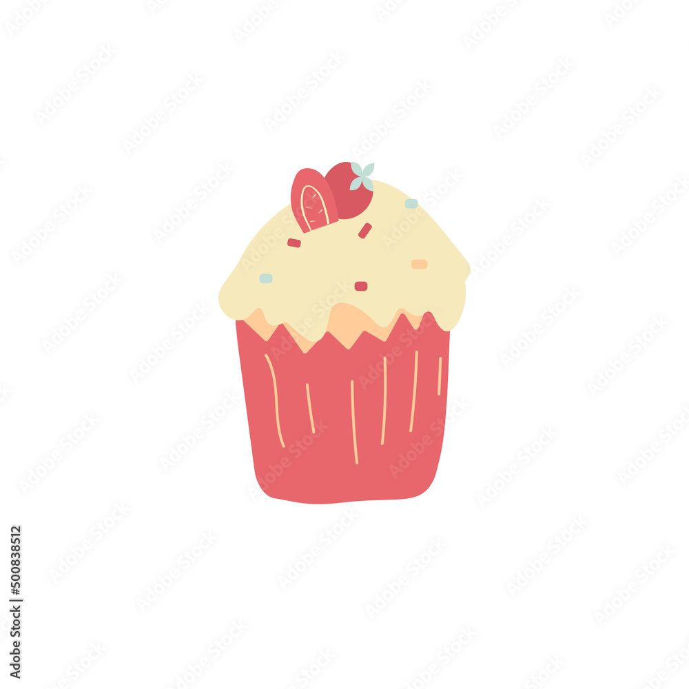 Delicious cupcake. Dessert vector illustration design Delicious cupcake. Dessert vector illustration design