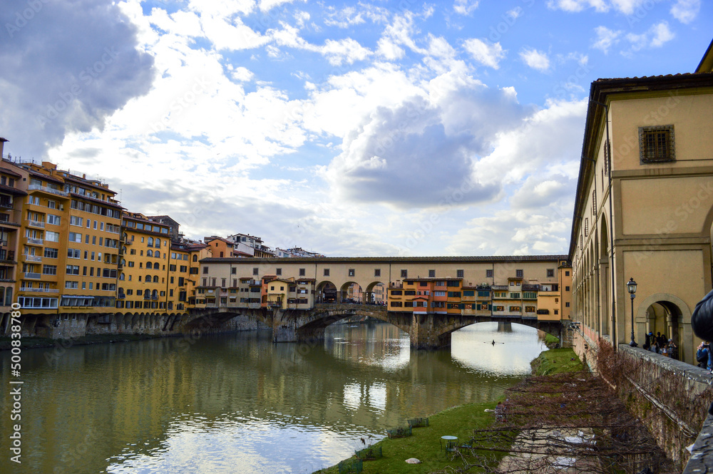 Obraz premium イタリア ポンテ・ヴェッキオ橋