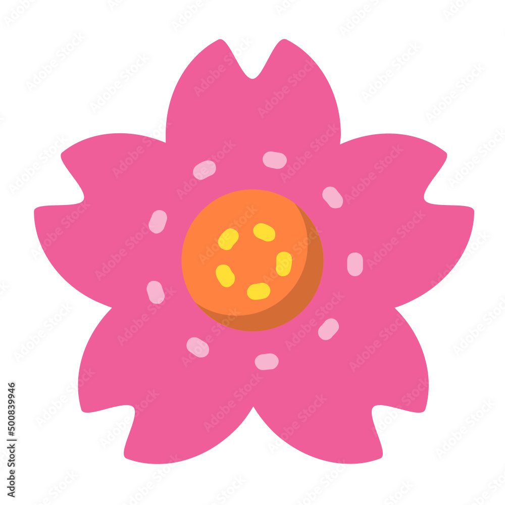 Cherry Blossom , Spring flat icon. Cherry Blossom , Spring flat icon.