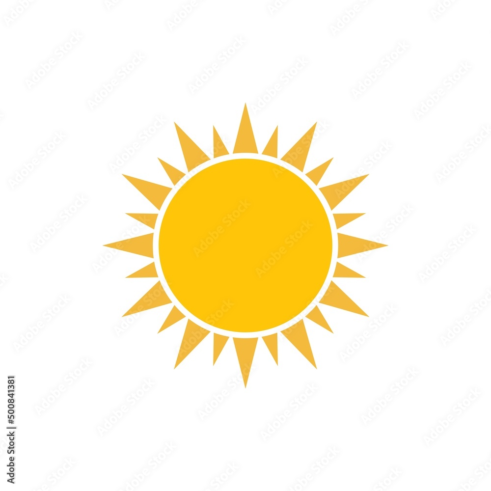 sun illustration logo
