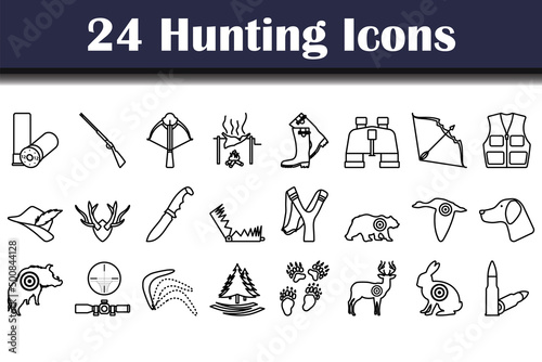 Hunting Icon Set