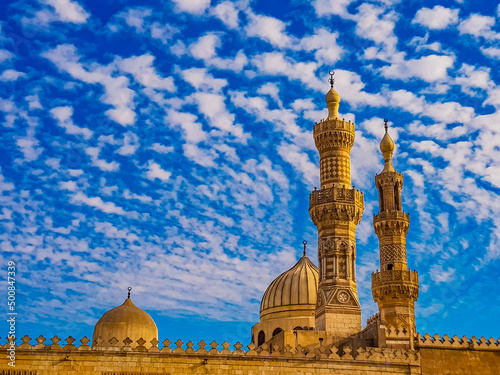 Al-Azhar Mosque in Cairo, Egypt photo