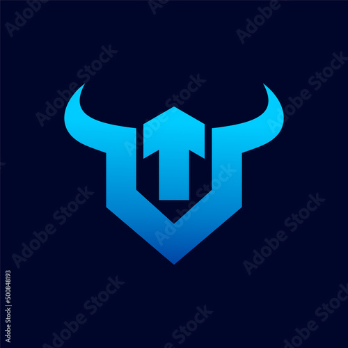OX logo with arrow concept