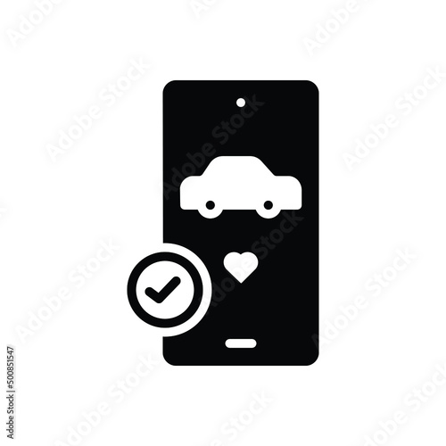 Black solid icon for prefer