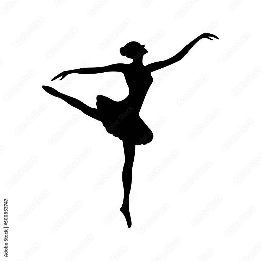 dancer silhouette graphic design vector dancer silhouette graphic design vector