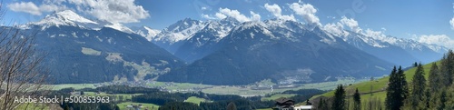 Panorama Pinzgauer Land mit Großvenediger photo