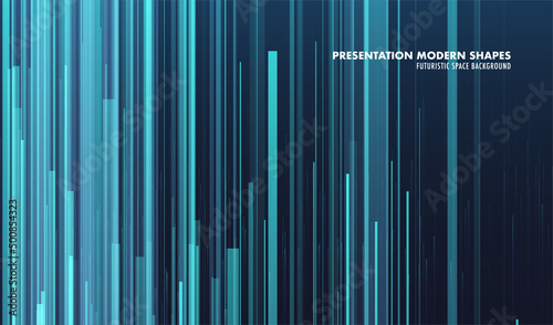 Lines composed of glowing background