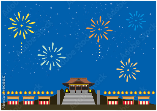夏祭り背景