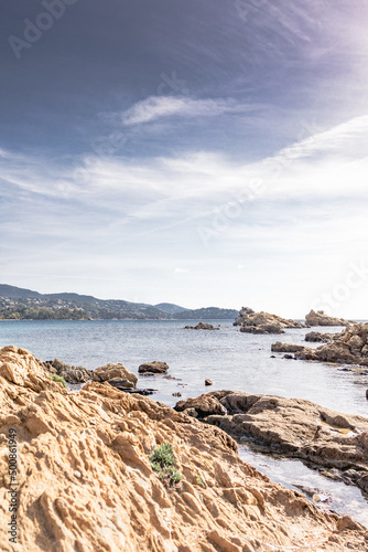 Plage Lavandou sud de la France