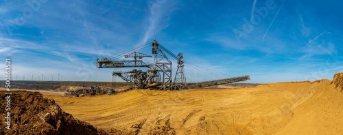 Spreader machinery at famous Garzweiler surface mine