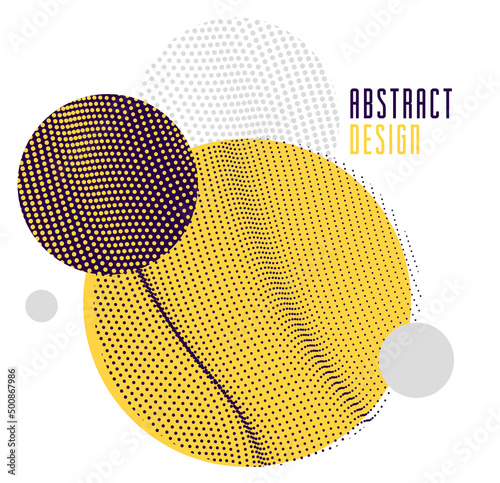 Trendy abstract vector back...