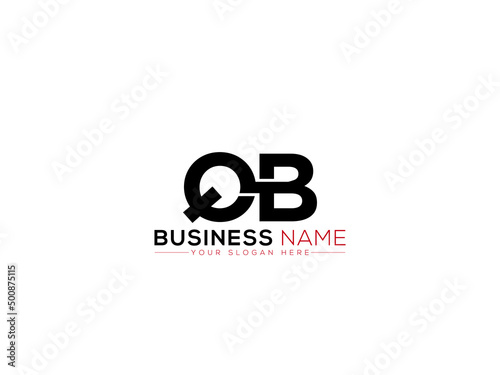 Creative QB Logo Image, Capital Qb q b Logo Letter Vector For Your Modern Business