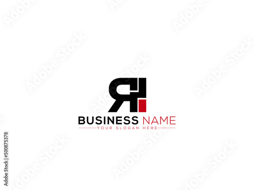 Minimalist RI Logo Icon, Letter Ri ir Logo Image Vector For any type of business or brand
