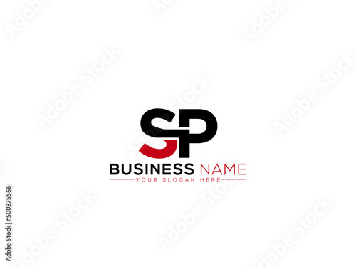 Simple SP Logo Image, Letter Sp ps Logo Icon Vector For all kind of use