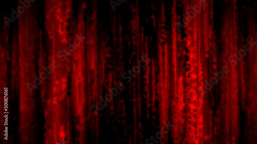 Abstract luminous fractal red background.