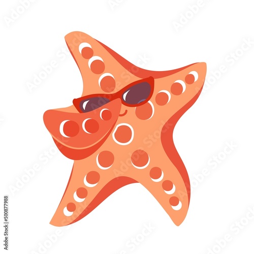 Dancing Starfish vector art starfish dance isolated cartoon