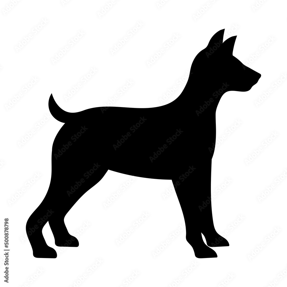 Dog icon design ilustration template vector