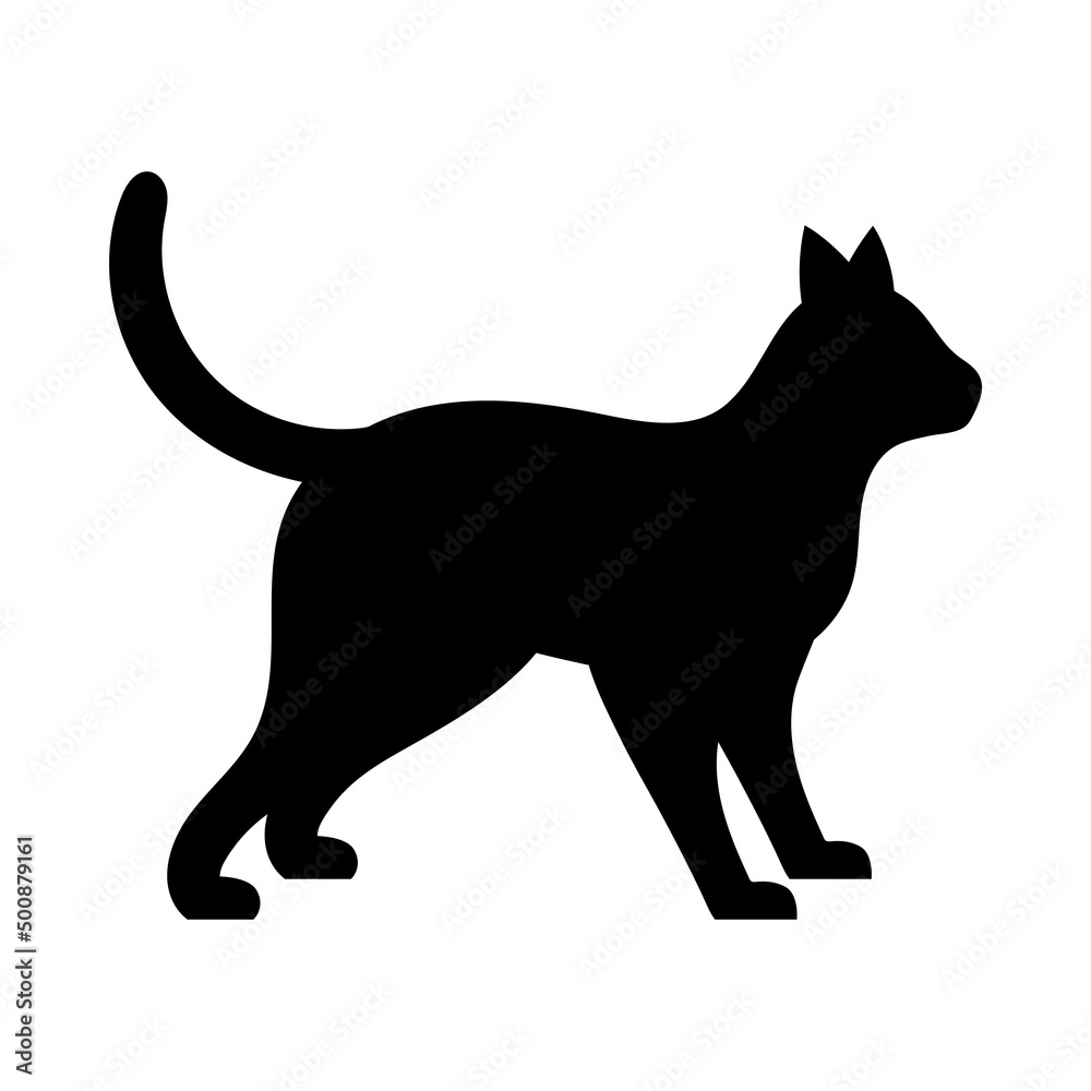 Cat icon design ilustration template vector Cat icon design ilustration template vector