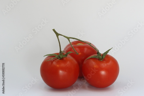 Wallpaper Mural tomatoes on a white background Torontodigital.ca
