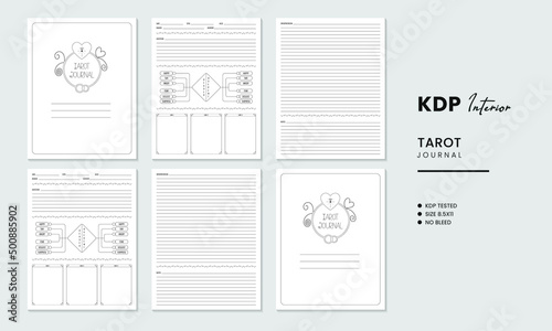 Self Care Planner and Journal  KDP Interior

