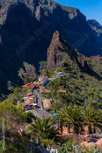 The beautiful Masca the mountain municipality in the north of Tenerife, Canary Islands © unai