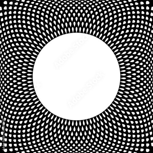 Abstract circle pattern. De...