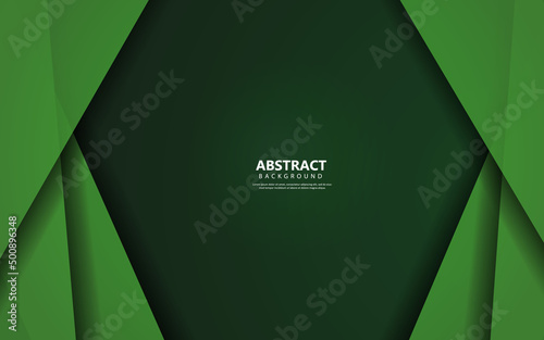 Abstract green overlap layer background