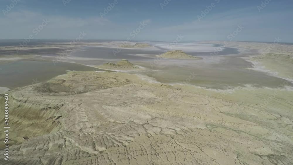 Western Kazakhstan, Ustyurt plateau. Depression Karanzharyk. Western Kazakhstan, Ustyurt plateau. Depression Karanzharyk.