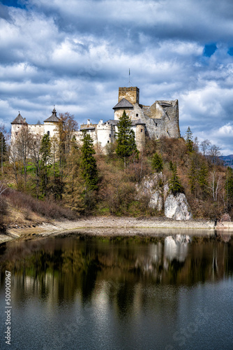 Niedzica Castle (Dunajec Castle), Pieniny Mountains, Poland.