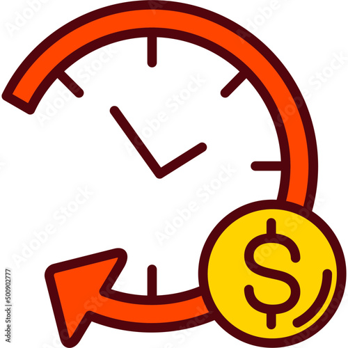 Long term debit Icon