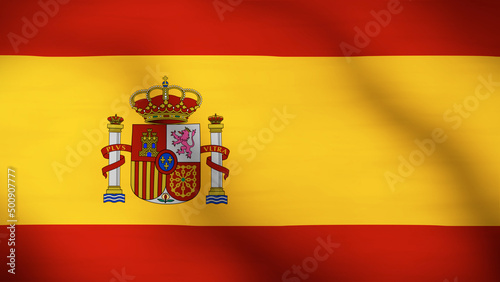 Flag of Spain Close Up