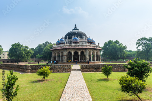 Isa Khan Tomb Enclosure, Humayun's Tomb Complex, New Delhi. India. 