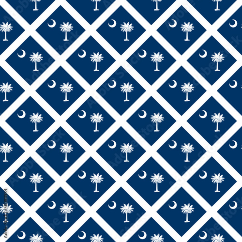 south carolina flag pattern. abstract background. vector illustration
