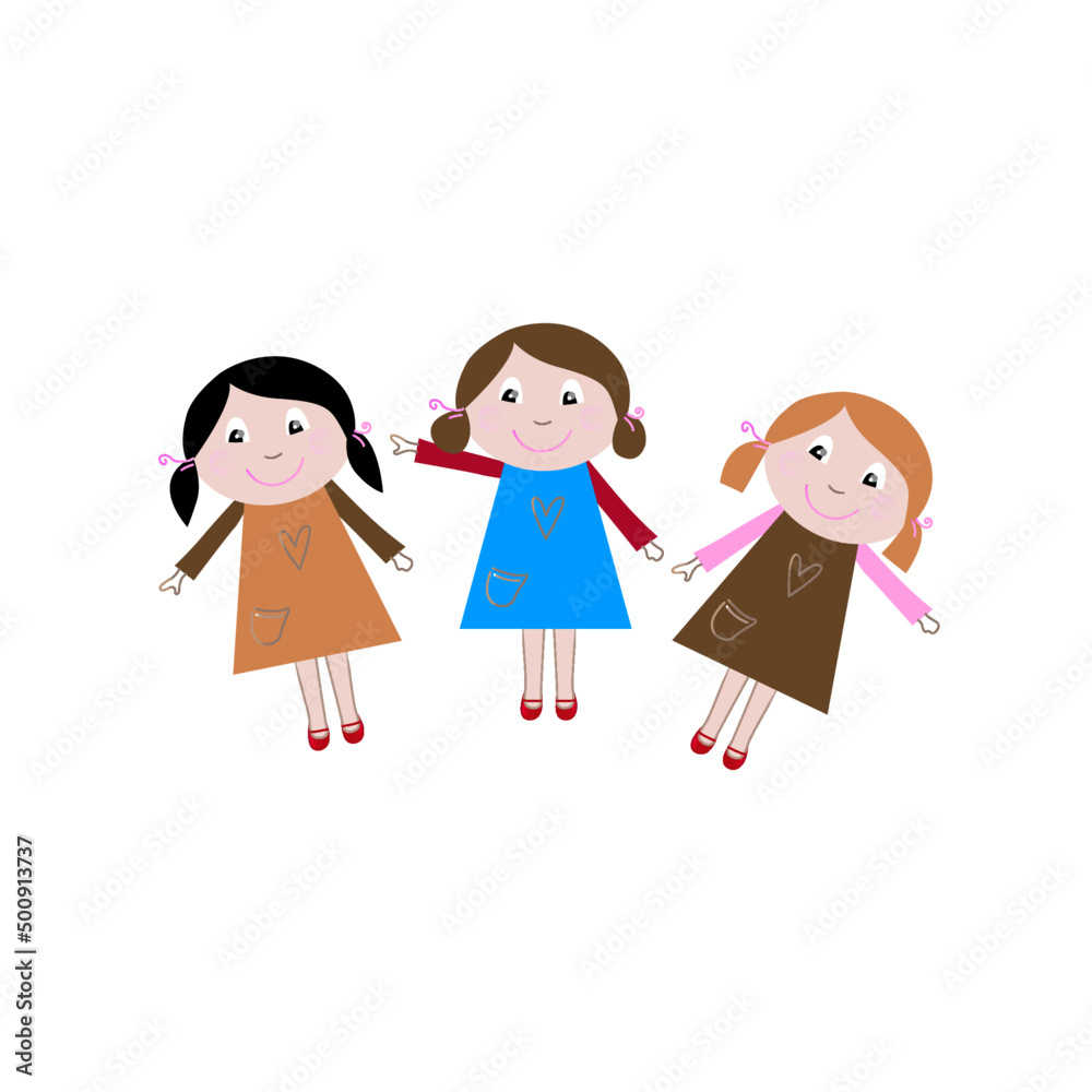 CUTE CARTOON COLORFUL SCHOOL LITTLE KIDS ISOLATED ON WHITE BACKGROUND CUTE CARTOON COLORFUL SCHOOL LITTLE KIDS ISOLATED ON WHITE BACKGROUND