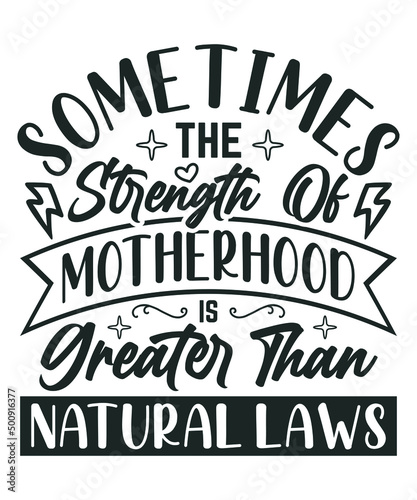 Sometimes the strength of motherhood is greater than natural laws