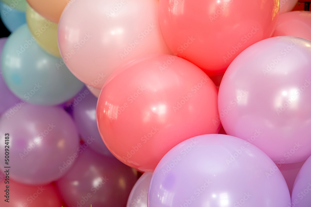 festive background of colorful balloons festive background of colorful balloons