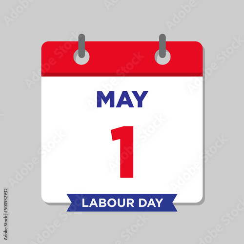 1 may calendar - labour day