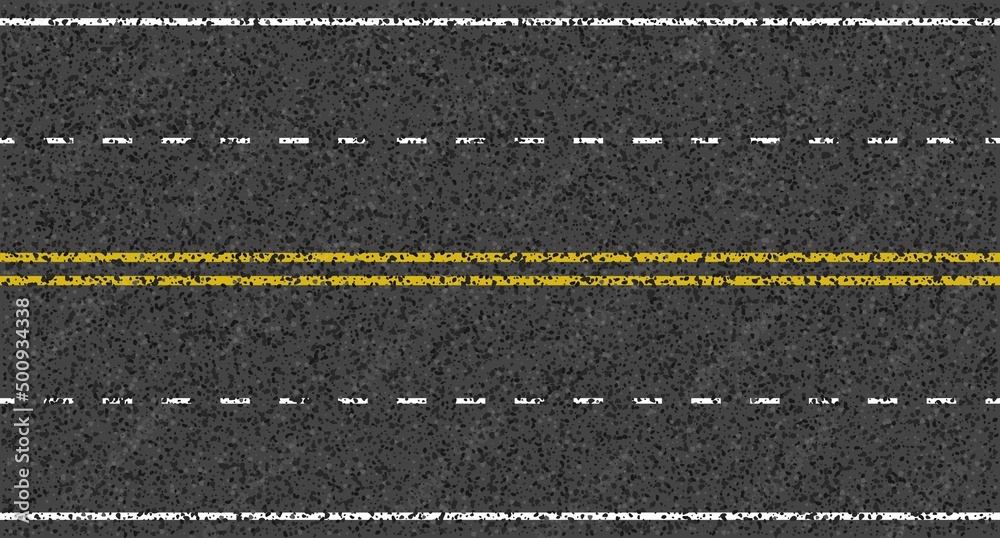 Fototapeta premium Asphalt highway textured vector background.