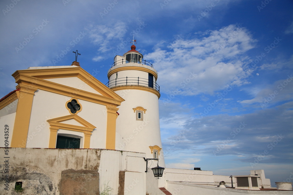 マカオのユネスコ世界遺産、ギア灯台Guia Lighthouseと「ギアの聖母教会」