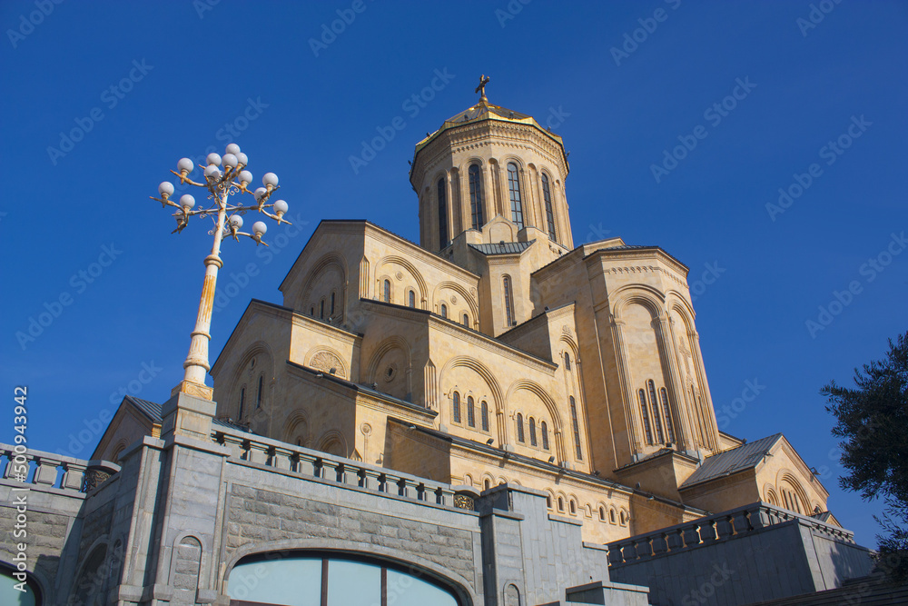 Holy Trinity Cathedral or  Sameba church in Tbilisi, Georgia