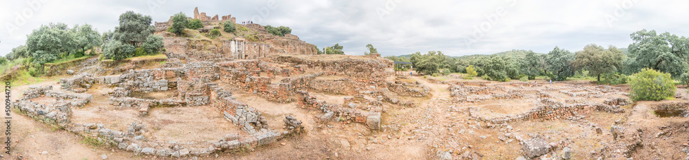 Roman archaeological site of Munigua in Seville (Spain)