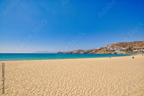Mylopotas beach, Ios island, Cyclades, Aegean, Greece