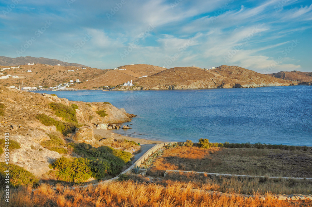 Fototapeta premium Tzamaria beach in Ios island